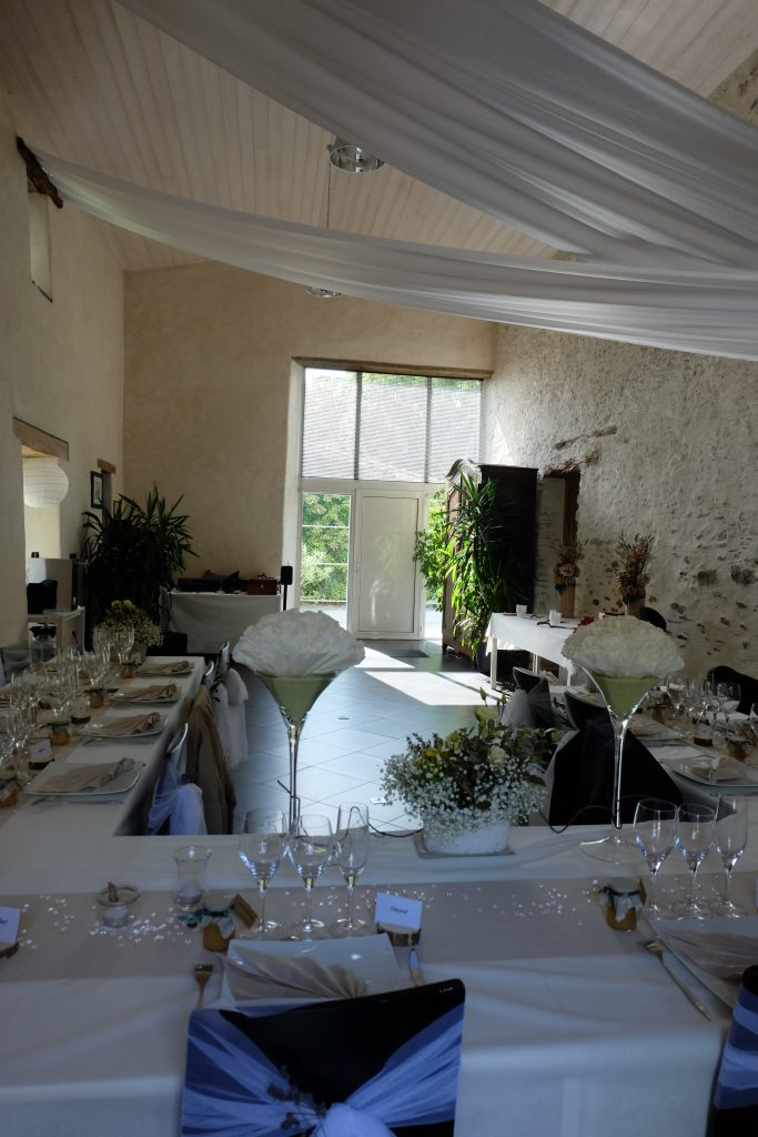 Domaine de Bacqueville, gîte de groupe à L'Aiguillon Sur Vie en Vendée Salle de mariage